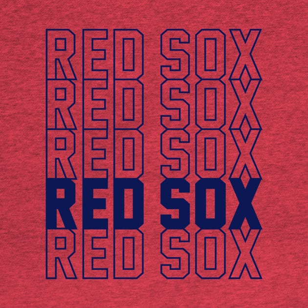 Red Sox by Throwzack